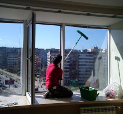 Мытье окон в однокомнатной квартире Звенигород